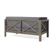 BRAVA X-BACK CORNER BENCH-L WITH COFFEE TABLE Default -DTYStore