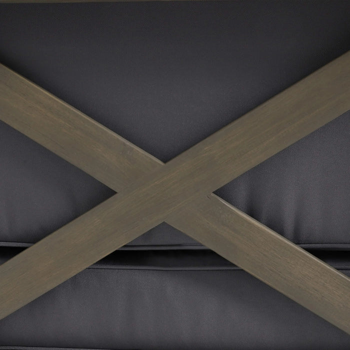 BRAVA X-BACK CORNER BENCH-L WITH COFFEE TABLE Default -DTYStore