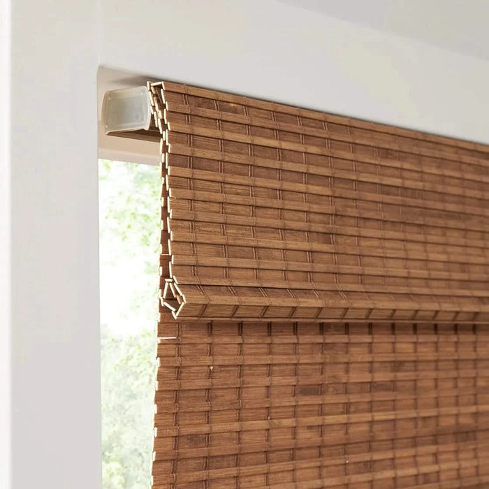 Bamboo Light Filtering Roman Shade 64'L Default -DTYStore
