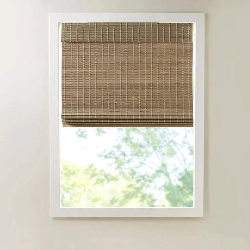 Bamboo Light Filtering Roman Shade 64'L Default -DTYStore