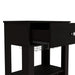 Bar Cart Bayamon, Twelve Wine Cubbies, Four Legs, Black Wengue Finish Default -DTYStore