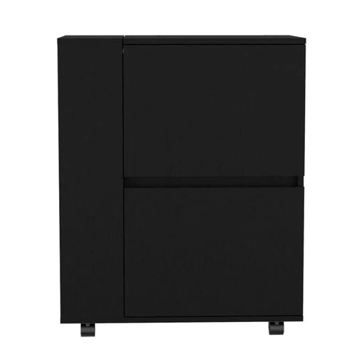 Bar Cart Belleville, Living Room, Black Default -DTYStore