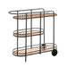 Bar Cart, Black finish Default -DTYStore