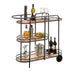 Bar Cart, Black finish Default -DTYStore