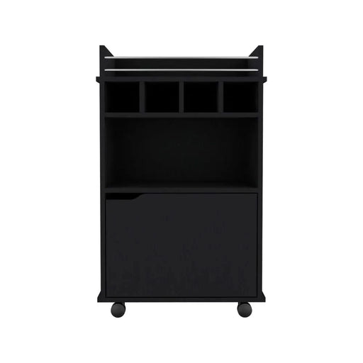 Bar Cart Kinsley, Living Room, Black Default -DTYStore