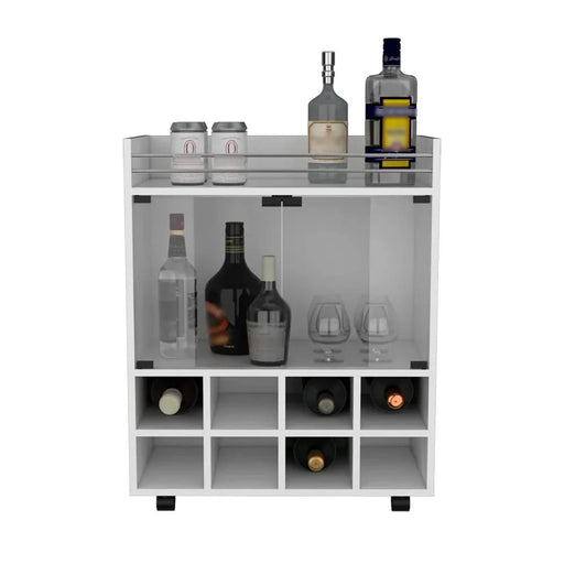 Bar Cart Philadelphia, Living Room, White Default -DTYStore