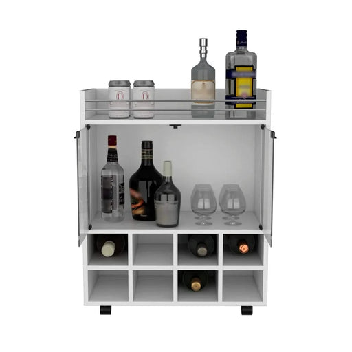 Bar Cart Philadelphia, Living Room, White Default -DTYStore