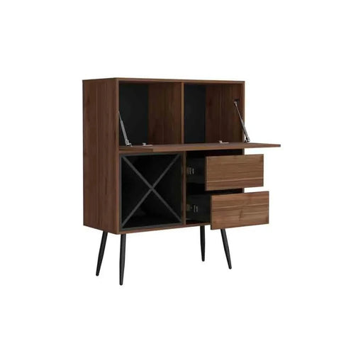Bar Octupos, Living Room, Mahogany / Black Default -DTYStore