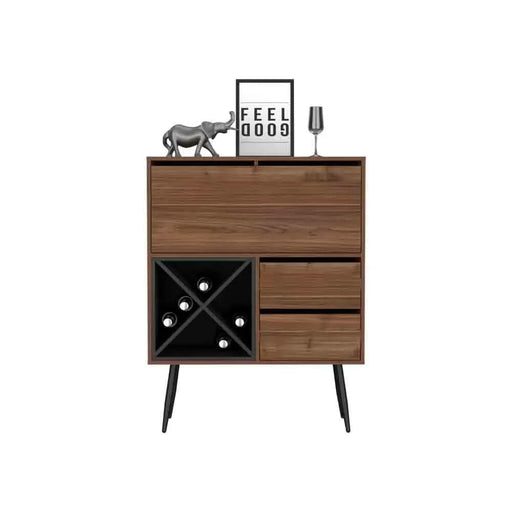 Bar Octupos, Living Room, Mahogany / Black Default -DTYStore