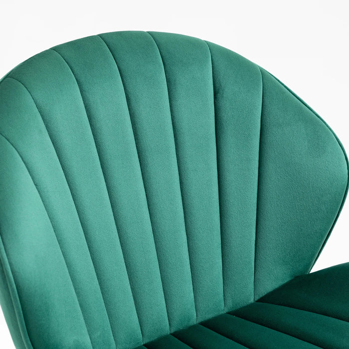 Bar Stools Set of 2 - Adjustable Barstools with Back and Footrest, Counter Height Bar Chairs for Kitchen, Pub -Green Default -DTYStore