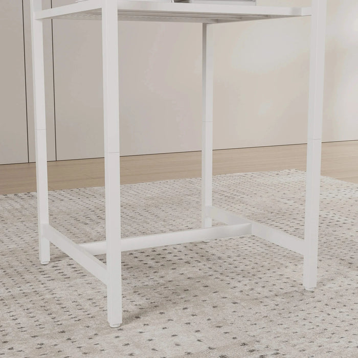 Bar table, equipped with 2 bar stools , with backrest and partition Default -DTYStore