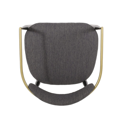 Barstools Set of 2, Counter Height Upholstered Bar Stools with Backs and Iron Legs for Kitchen Island, Gray Fabric Seating 260LBS Weight Capacity Default -DTYStore