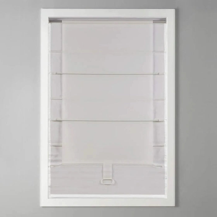 Basketweave Room Darkening Cordless Roman Shade Default -DTYStore