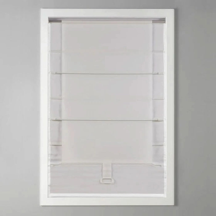 Basketweave Room Darkening Cordless Roman Shade - DTY Store