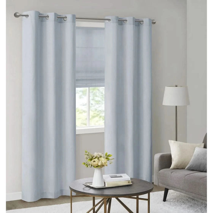 Basketweave Room Darkening Cordless Roman Shade - DTY Store