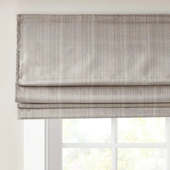 Basketweave Room Darkening Cordless Roman Shade Default -DTYStore