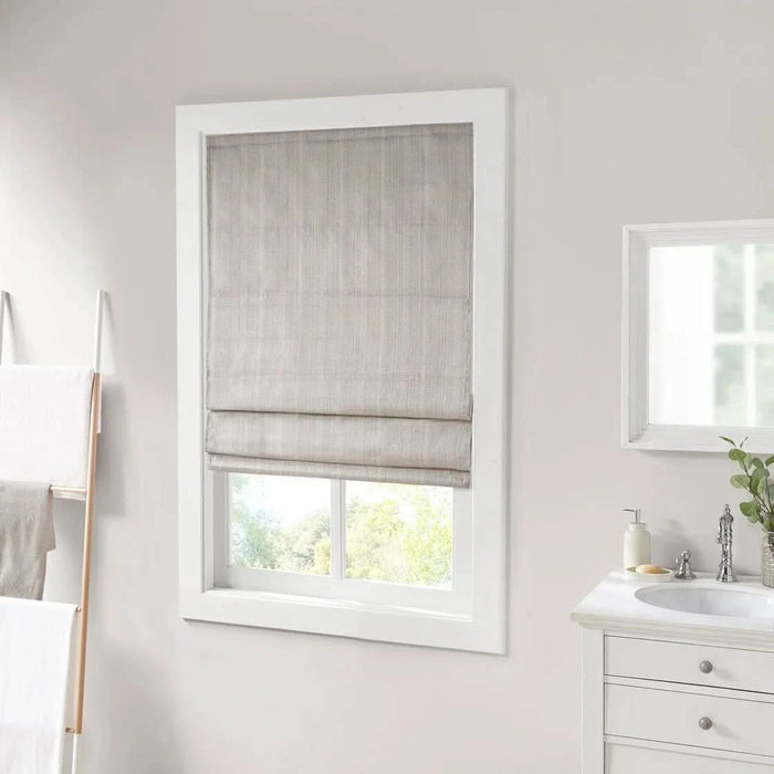 Basketweave Room Darkening Cordless Roman Shade - DTY Store