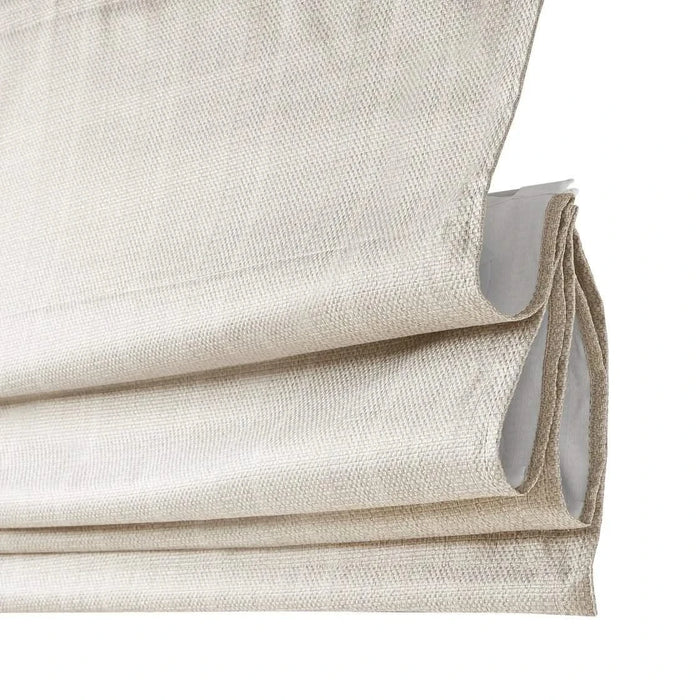 Basketweave Room Darkening Cordless Roman Shade Default -DTYStore