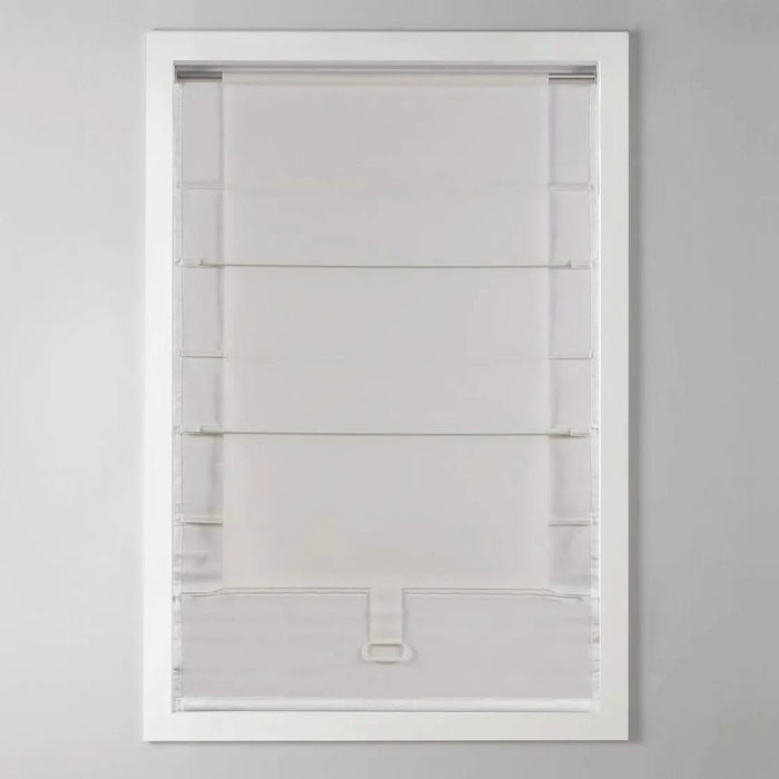 Basketweave Room Darkening Cordless Roman Shade Default -DTYStore