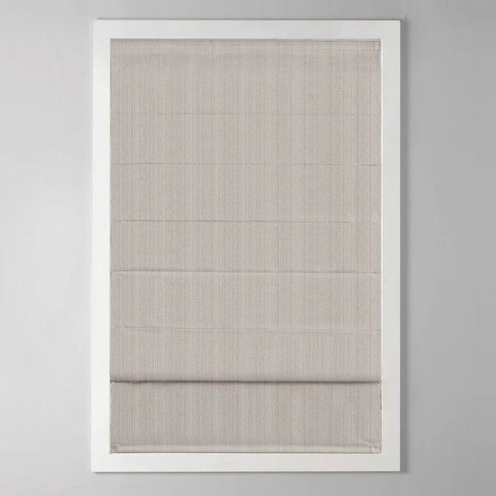 Basketweave Room Darkening Cordless Roman Shade Default -DTYStore