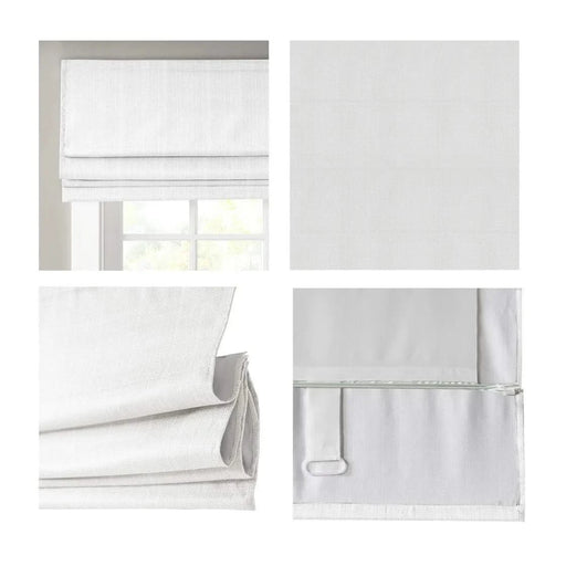 Basketweave Room Darkening Cordless Roman Shade Default -DTYStore