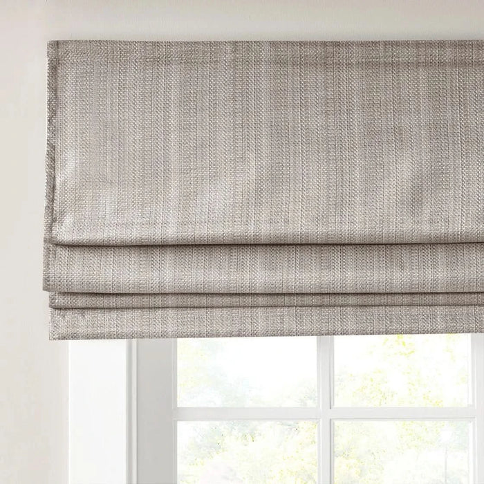 Basketweave Room Darkening Cordless Roman Shade - DTY Store