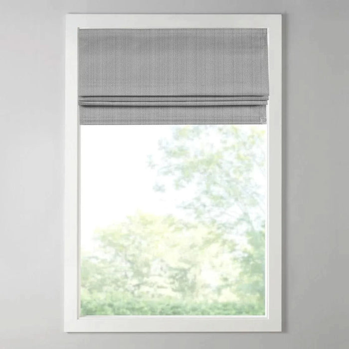 Basketweave Room Darkening Cordless Roman Shade - DTY Store