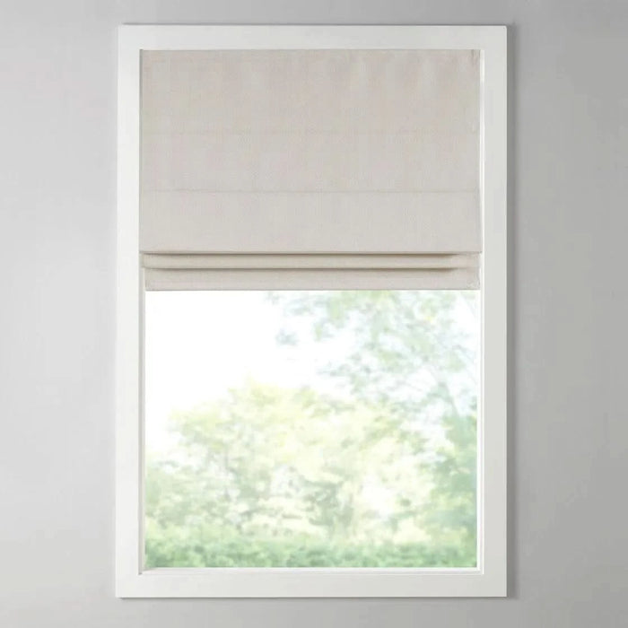 Basketweave Room Darkening Cordless Roman Shade - DTY Store