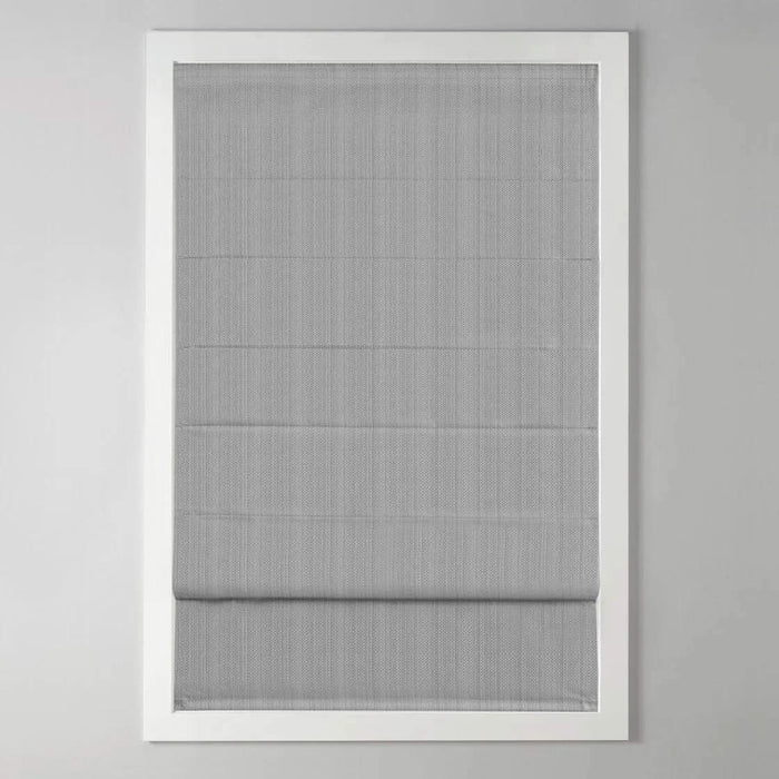 Basketweave Room Darkening Cordless Roman Shade Default -DTYStore