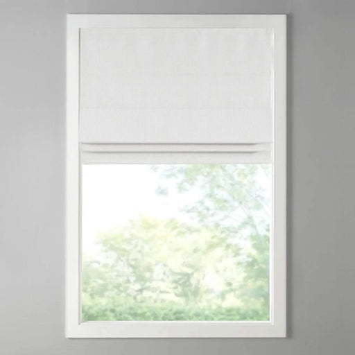 Basketweave Room Darkening Cordless Roman Shade Default -DTYStore