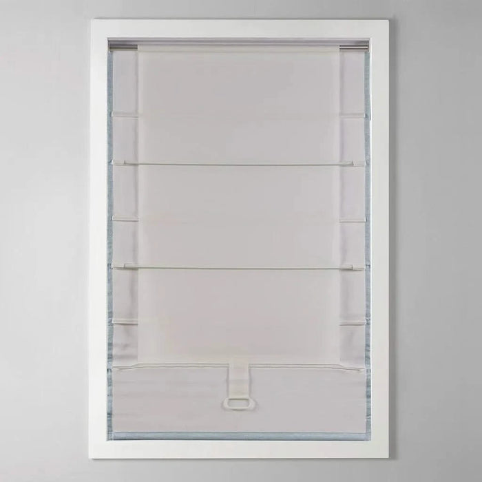 Basketweave Room Darkening Cordless Roman Shade Default -DTYStore