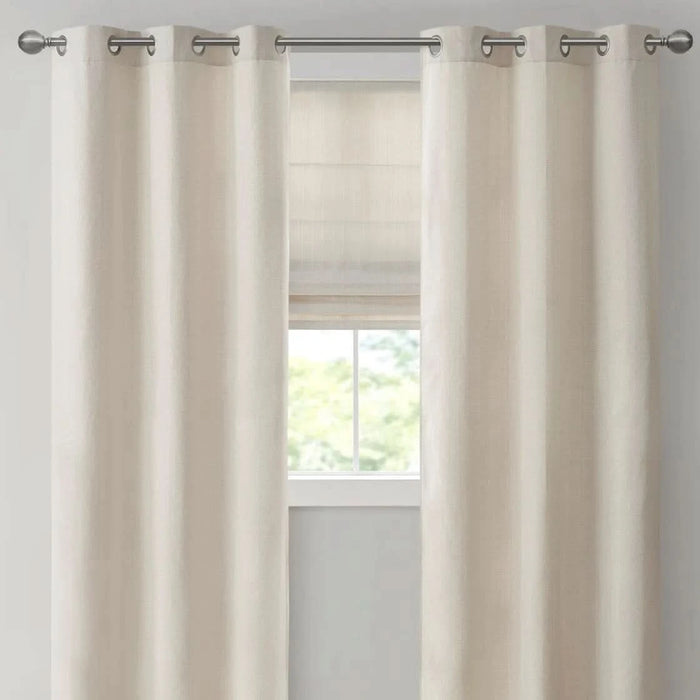 Basketweave Room Darkening Cordless Roman Shade- DTY Store