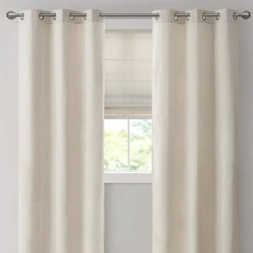 Basketweave Room Darkening Cordless Roman Shade Default -DTYStore