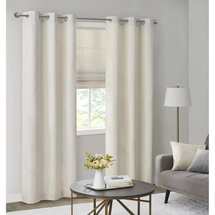 Basketweave Room Darkening Cordless Roman Shade Curtains, searchfilter_Window, Window, Window Shades    - DTY Store    DTYStore
