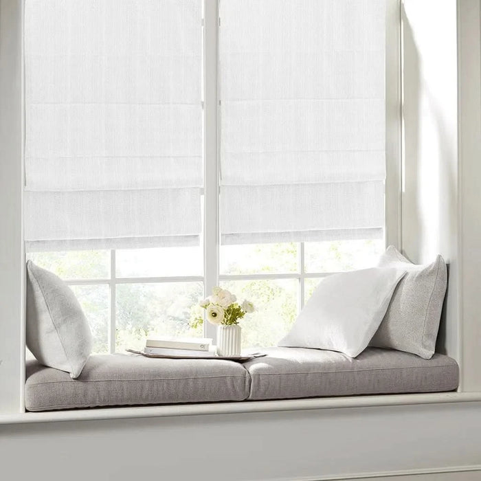Basketweave Room Darkening Cordless Roman Shade Curtains, searchfilter_Window, Window, Window Shades| DTY Store