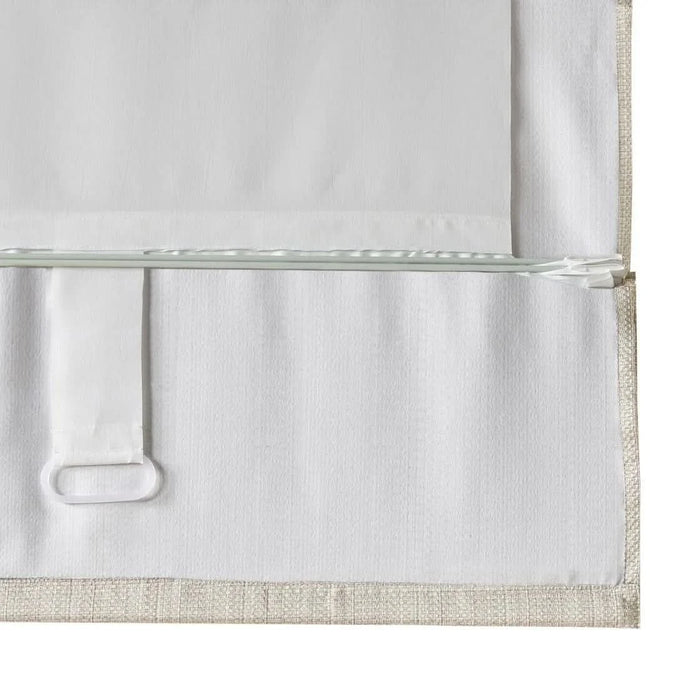 Basketweave Room Darkening Cordless Roman Shade - DTY Store