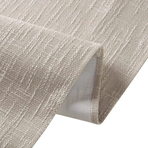 Basketweave Total Blackout Cordless Roman Shade for Windows — Modern Light-Blocking Drapery Linen -DTYStore