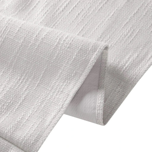 Basketweave Total Blackout Cordless Roman Shade for Windows — Modern Light-Blocking Drapery White 33"W None -DTYStore