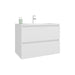 Bathroom Vanity, 2 Drawers, White Default -DTYStore