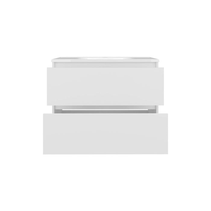 Bathroom Vanity, 2 Drawers, White Default -DTYStore