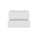 Bathroom Vanity, 2 Drawers, White Default -DTYStore