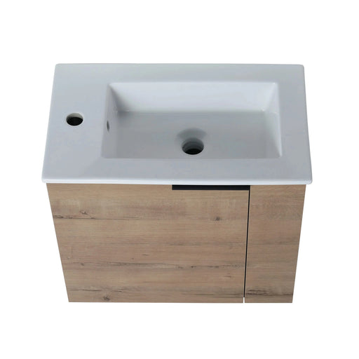 Bathroom Vanity with Sink 22 Inch for Small Bathroom,Floating Bathroom Vanity with Soft Close Door,Small Bathroom Vanity with Sink, 22x13 (KD-Packing) Default -DTYStore