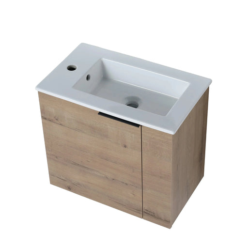 Bathroom Vanity with Sink 22 Inch for Small Bathroom,Floating Bathroom Vanity with Soft Close Door,Small Bathroom Vanity with Sink, 22x13 (KD-Packing) Default -DTYStore