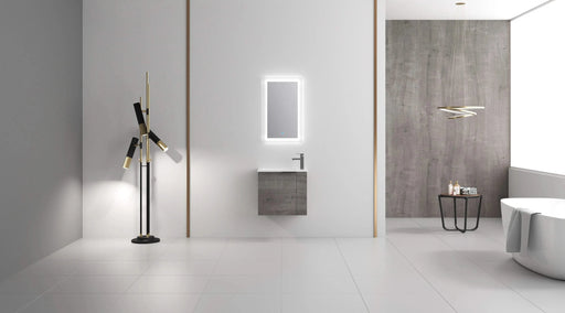 Bathroom Vanity with Sink 22 Inch for Small Bathroom,Floating Bathroom Vanity with Soft Close Door,Small Bathroom Vanity with Sink, 22x13 (KD-Packing) Default -DTYStore