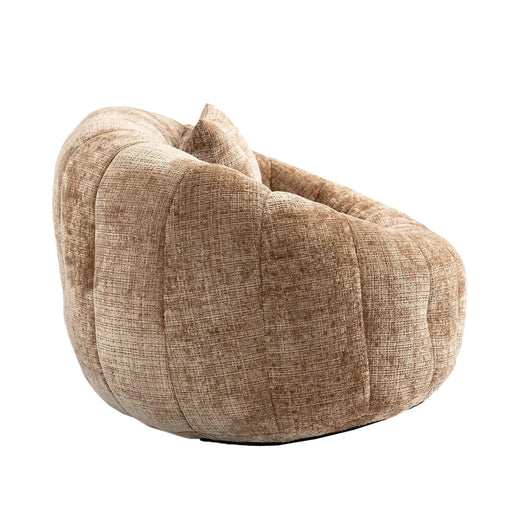 Bean Bag Sofa Lazy Sofa Durable Comfort Lounger High Back Bean Bag Chair Couch in Coffee Chenille for Adults and Kids Default -DTYStore