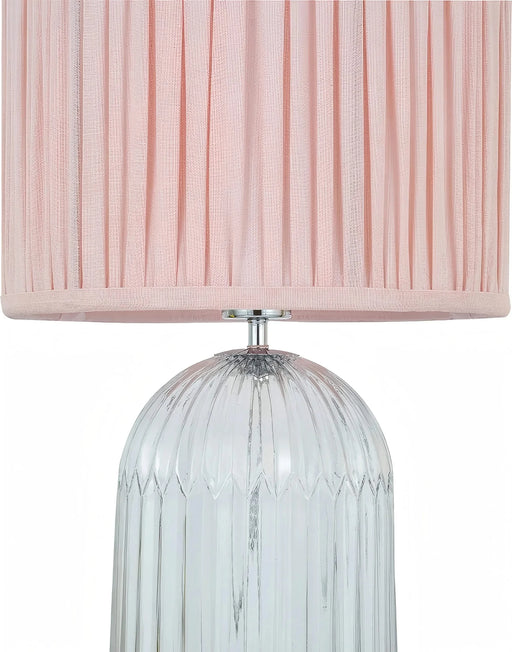 Bedroom Table Lamp Nordic Home Creative Romantic Warm Solid Wood Study Room Eye protection Desk Bedside Lamp LED Nebulis Table Lamp Gold - Clear and Pink 110-120V Default -DTYStore