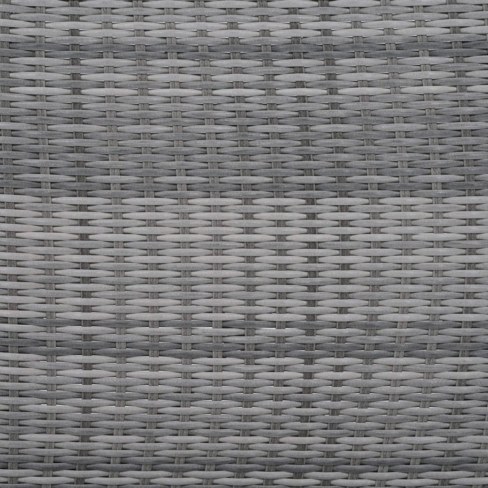 Beige Outdoor Patio Rattan Furniture Set with Adjustable Table, Recliners, Side Tables, and Ottomans Default -DTYStore