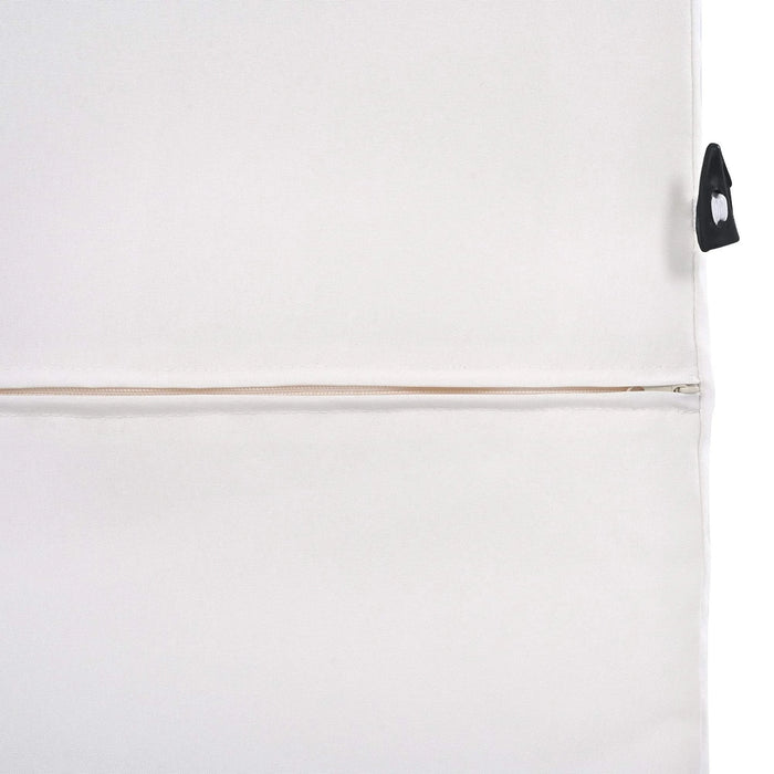 Beige Outdoor Patio Rattan Furniture Set with Adjustable Table, Recliners, Side Tables, and Ottomans Default -DTYStore