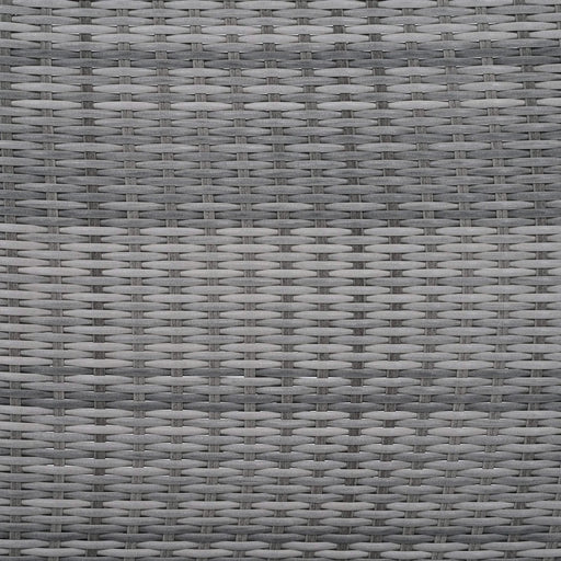 Beige Outdoor Patio Rattan Furniture Set with Adjustable Table, Recliners, Side Tables, and Ottomans Default -DTYStore