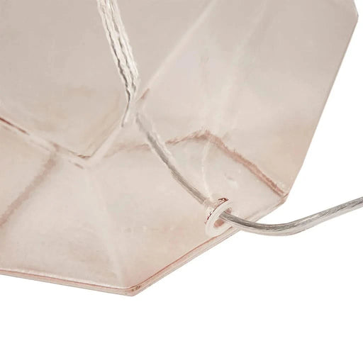 Bella Geometric Glass Table Lamp Default -DTYStore